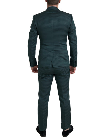 Dolce & Gabbana Emerald Elegance Slim Fit 3-Piece Suit Dolce & Gabbana