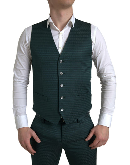 Dolce & Gabbana Emerald Elegance Slim Fit 3-Piece Suit Dolce & Gabbana