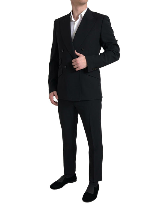 Dolce & Gabbana Elegant Slim Fit Double Breasted Suit Dolce & Gabbana