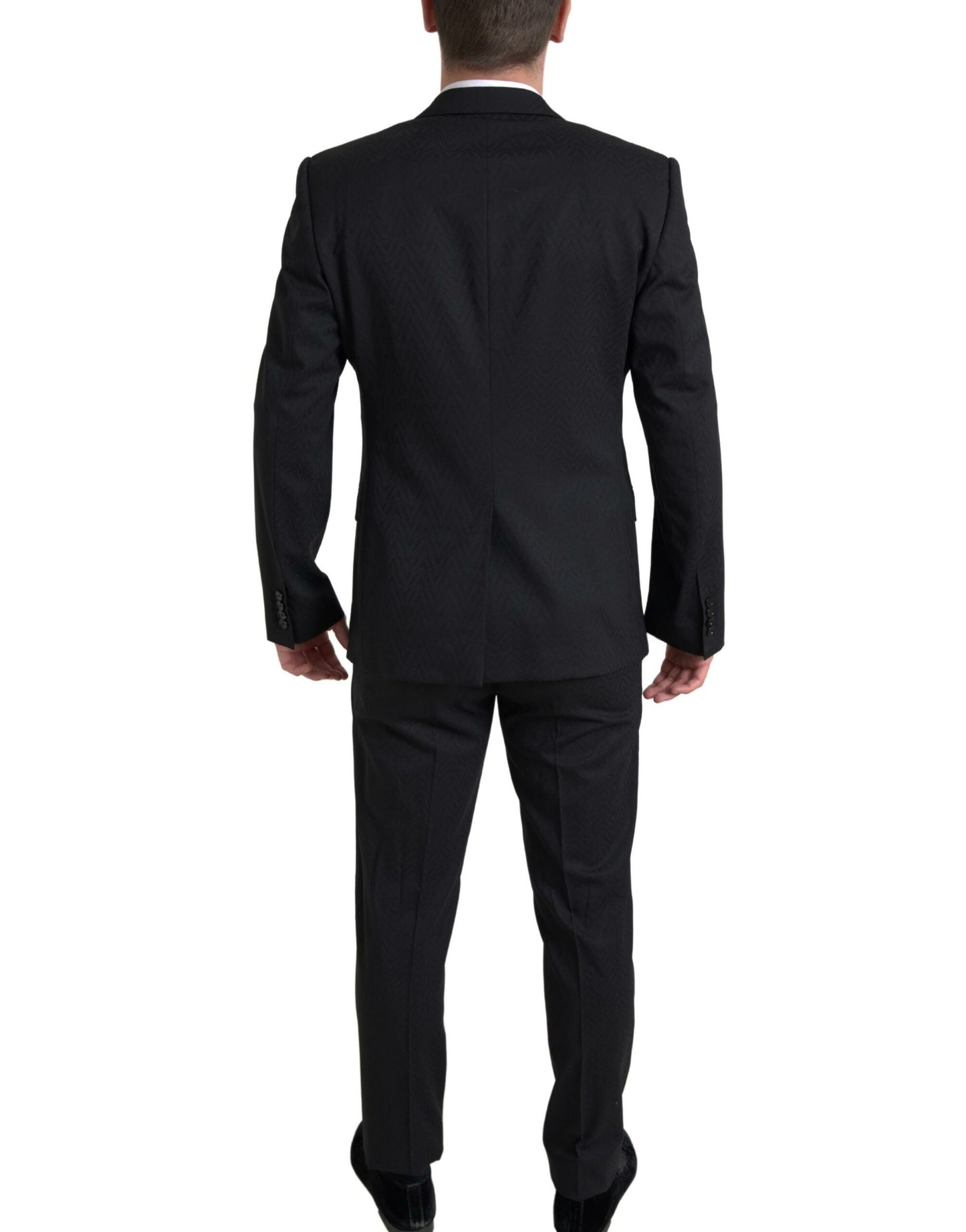 Dolce & Gabbana Exclusive Martini Black Slim Fit Suit Dolce & Gabbana