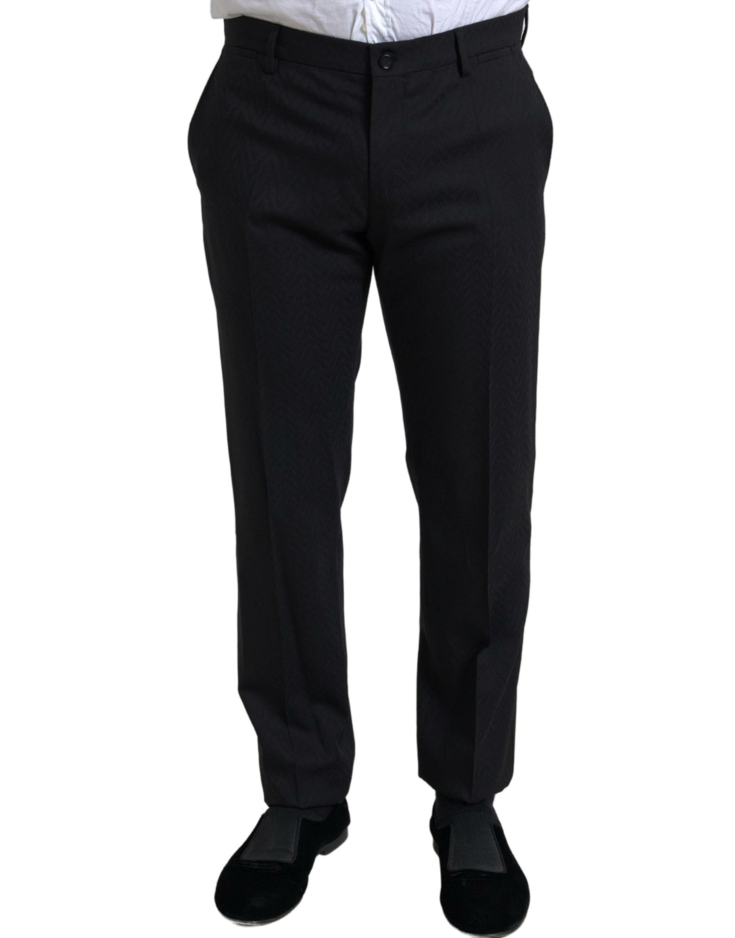 Dolce & Gabbana Exclusive Martini Black Slim Fit Suit Dolce & Gabbana