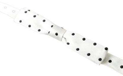 Dolce & Gabbana Stylish Polka Dot Silk Bow Tie Dolce & Gabbana