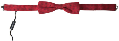 Dolce & Gabbana Elegant Polka Dot Silk Bow Tie Dolce & Gabbana