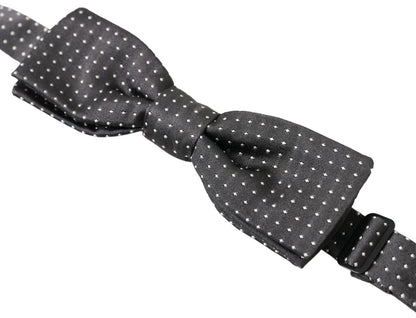 Dolce & Gabbana Elegant Silk Black Bow Tie Dolce & Gabbana