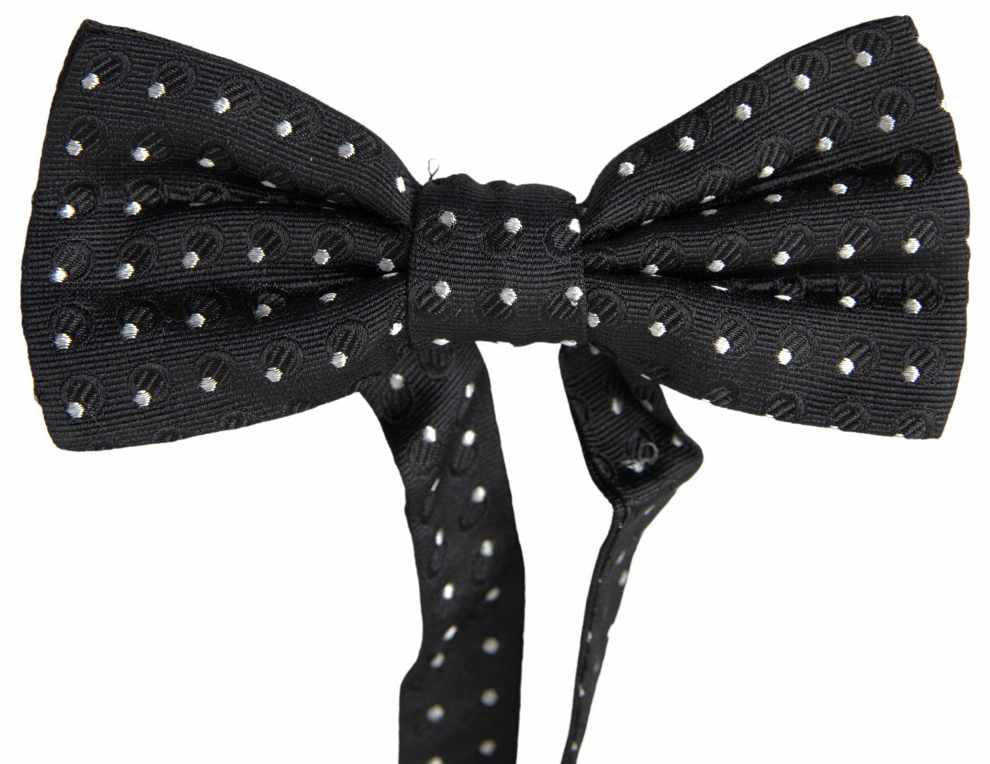 Dolce & Gabbana Elegant Black Silk Bow Tie Dolce & Gabbana