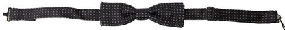 Dolce & Gabbana Elegant Silk Black Bow Tie Dolce & Gabbana