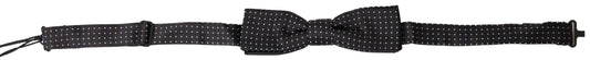 Dolce & Gabbana Elegant Silk Black Bow Tie Dolce & Gabbana