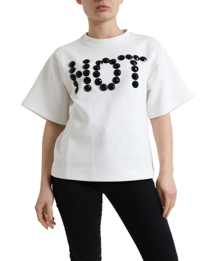 Dolce & Gabbana Embellished Crew Neck Fashion Tee Dolce & Gabbana