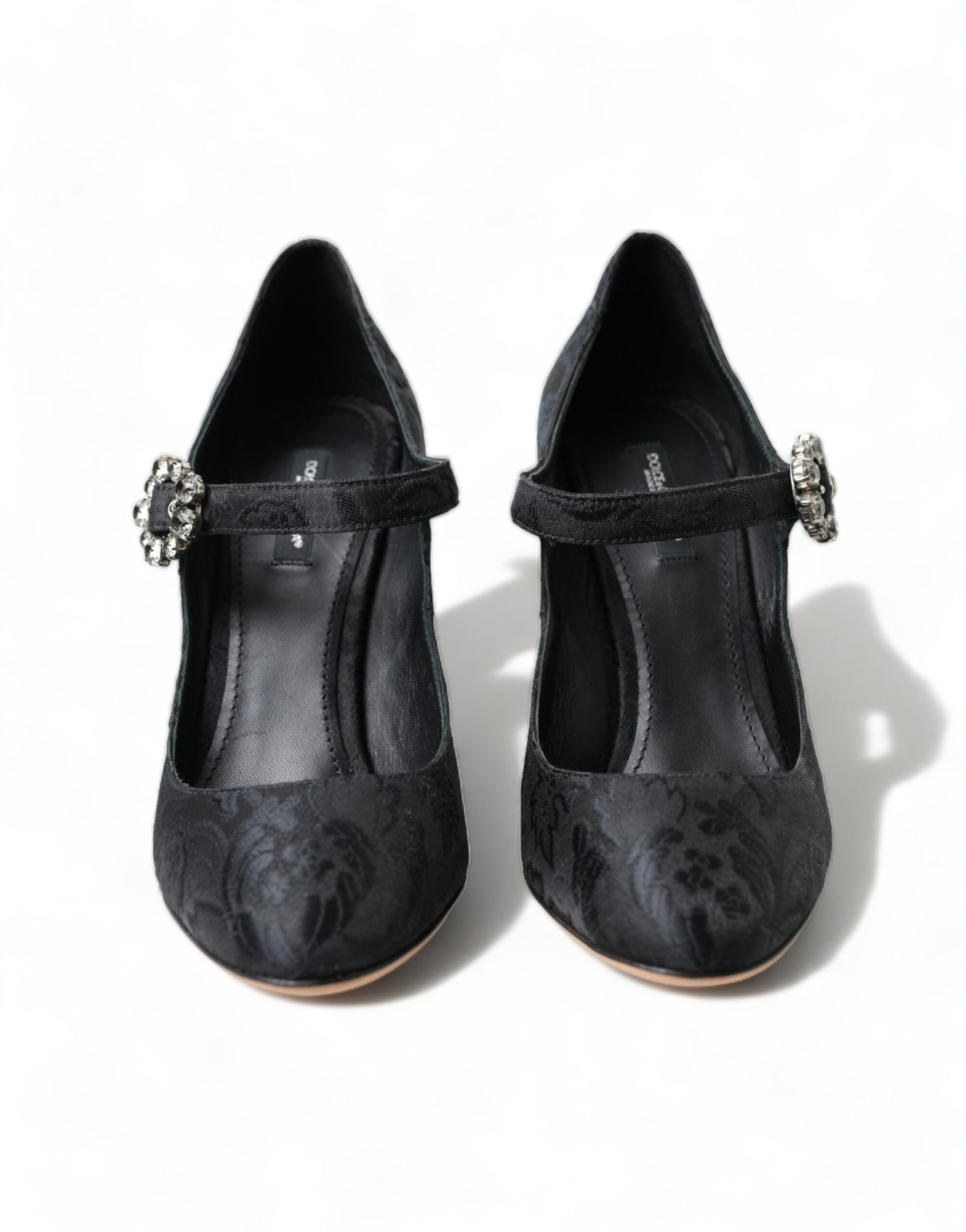 Dolce & Gabbana Chic Black Brocade Mary Janes Pumps Dolce & Gabbana