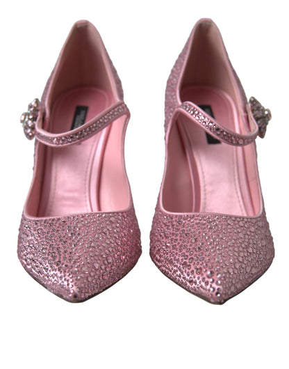 Dolce & Gabbana Enchanting Pink Crystal Pumps Dolce & Gabbana