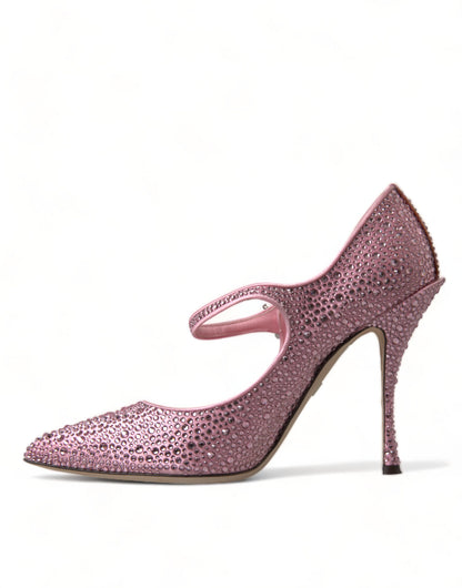 Dolce & Gabbana Enchanting Pink Crystal Pumps Dolce & Gabbana