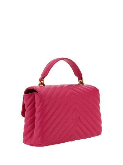 PINKO Chic Pink Quilted Leather Mini Handbag PINKO