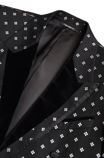 Dolce & Gabbana Elegant Geometric Patterned Slim Blazer Dolce & Gabbana