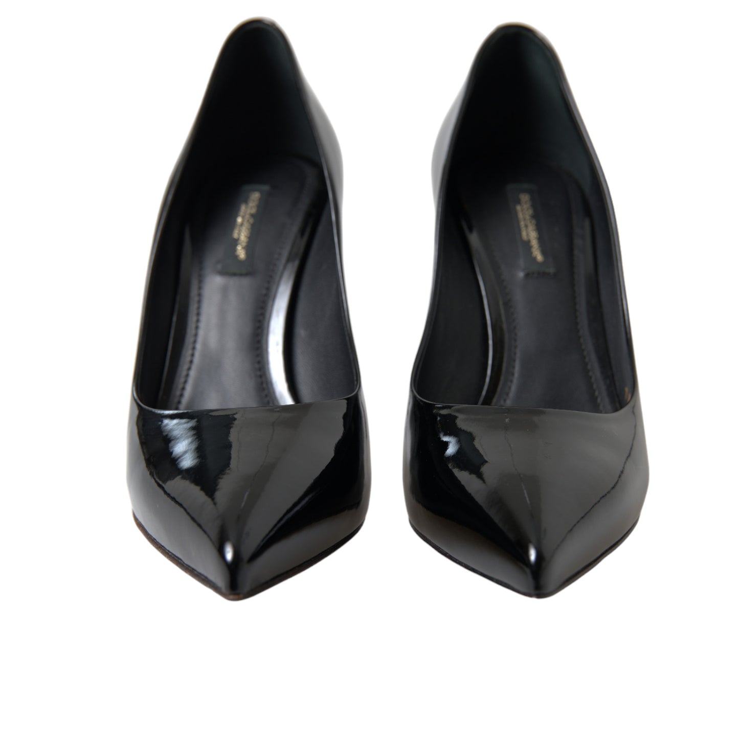 Dolce & Gabbana Elegant Black Patent Stiletto Heels Dolce & Gabbana