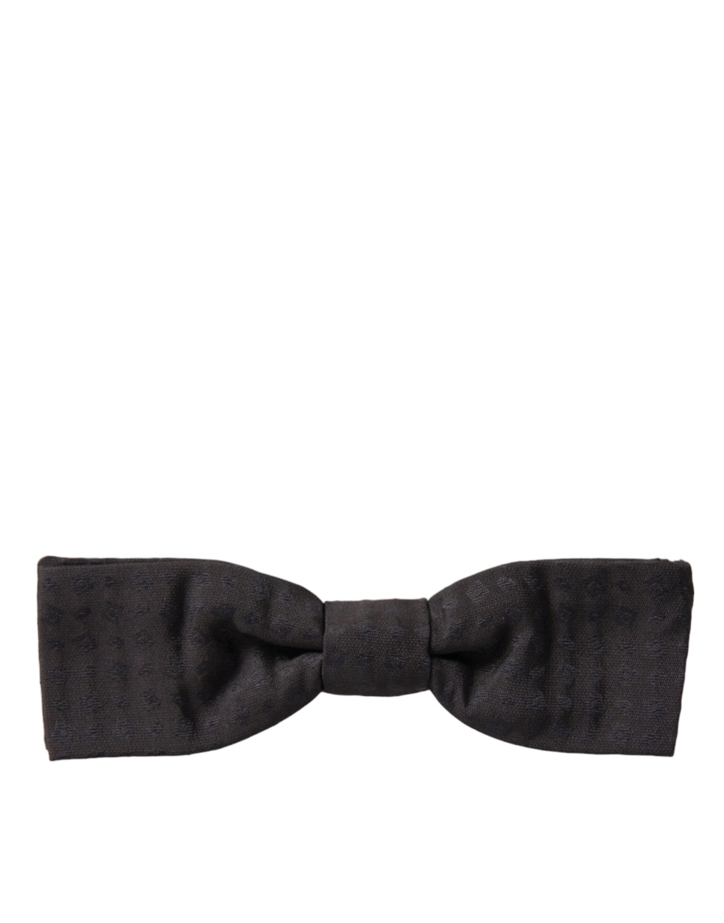 Dolce & Gabbana Elegant Brown Fantasy Silk Bow Tie Dolce & Gabbana