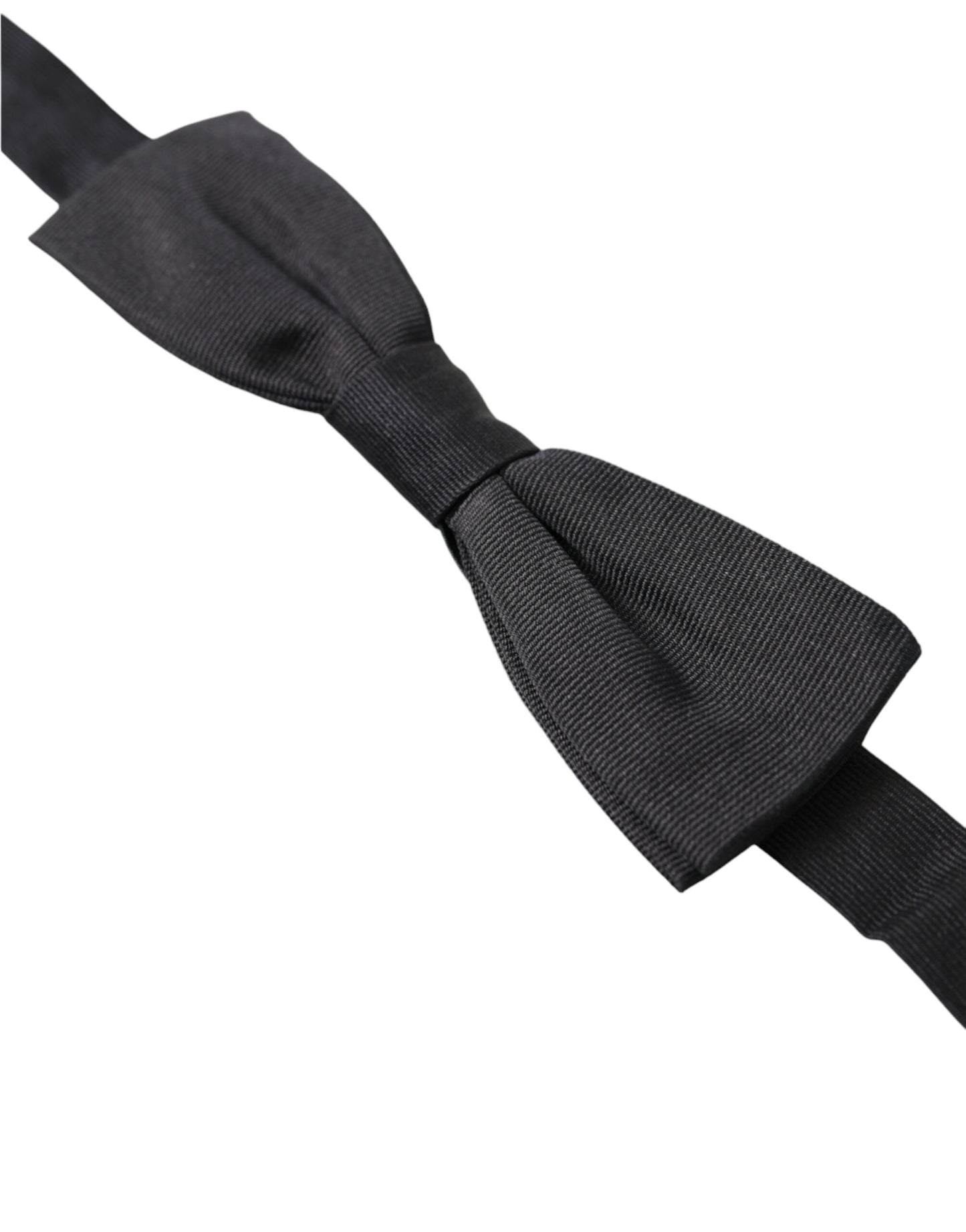 Dolce & Gabbana Elegant Black Silk Bow Tie Dolce & Gabbana