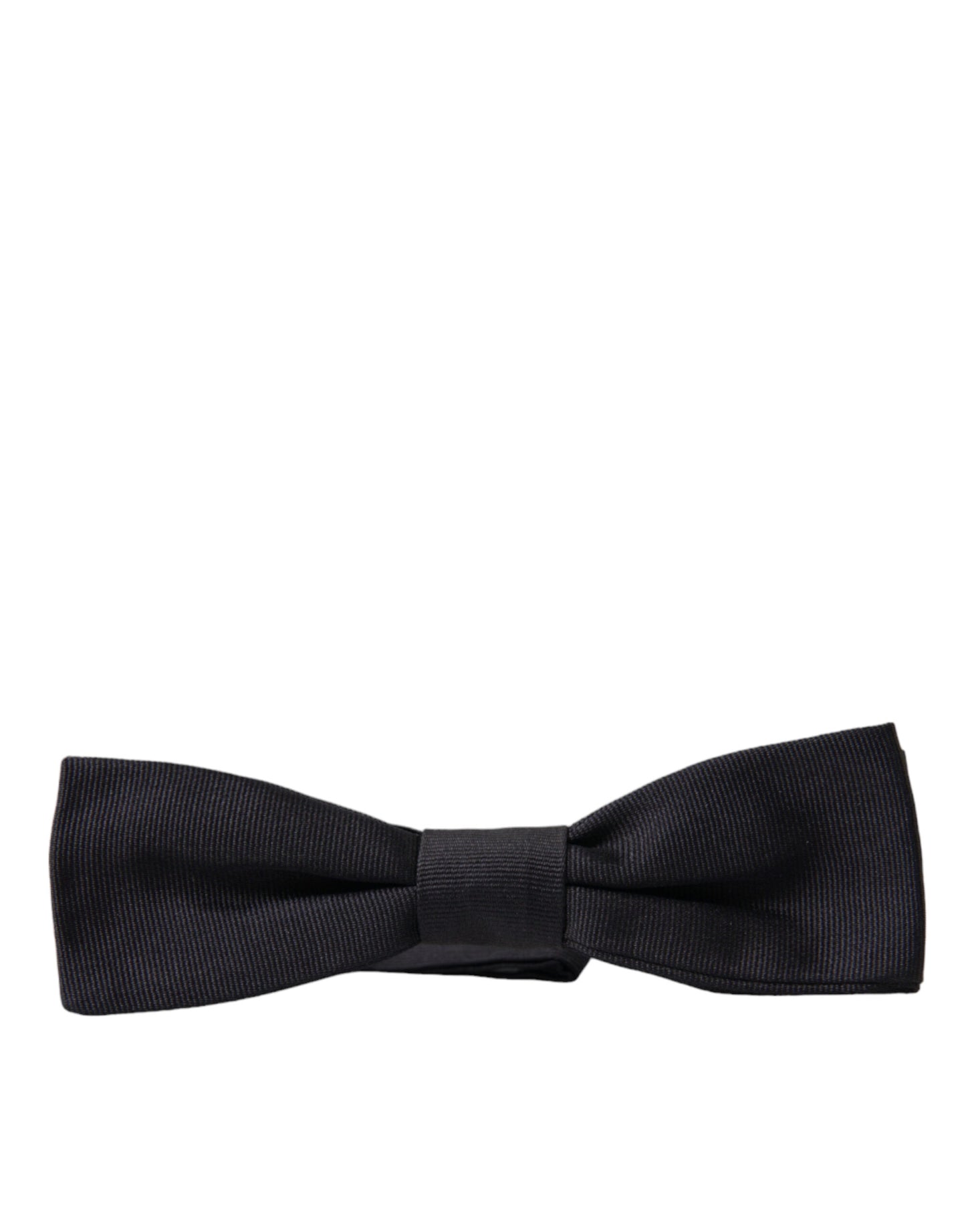 Dolce & Gabbana Elegant Black Silk Bow Tie Dolce & Gabbana