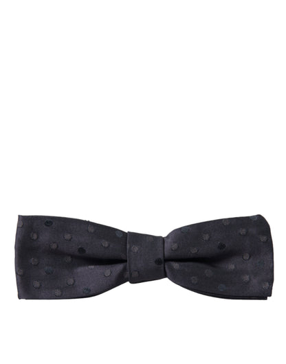 Dolce & Gabbana Elegant Polka Dot Silk Bow Tie Dolce & Gabbana