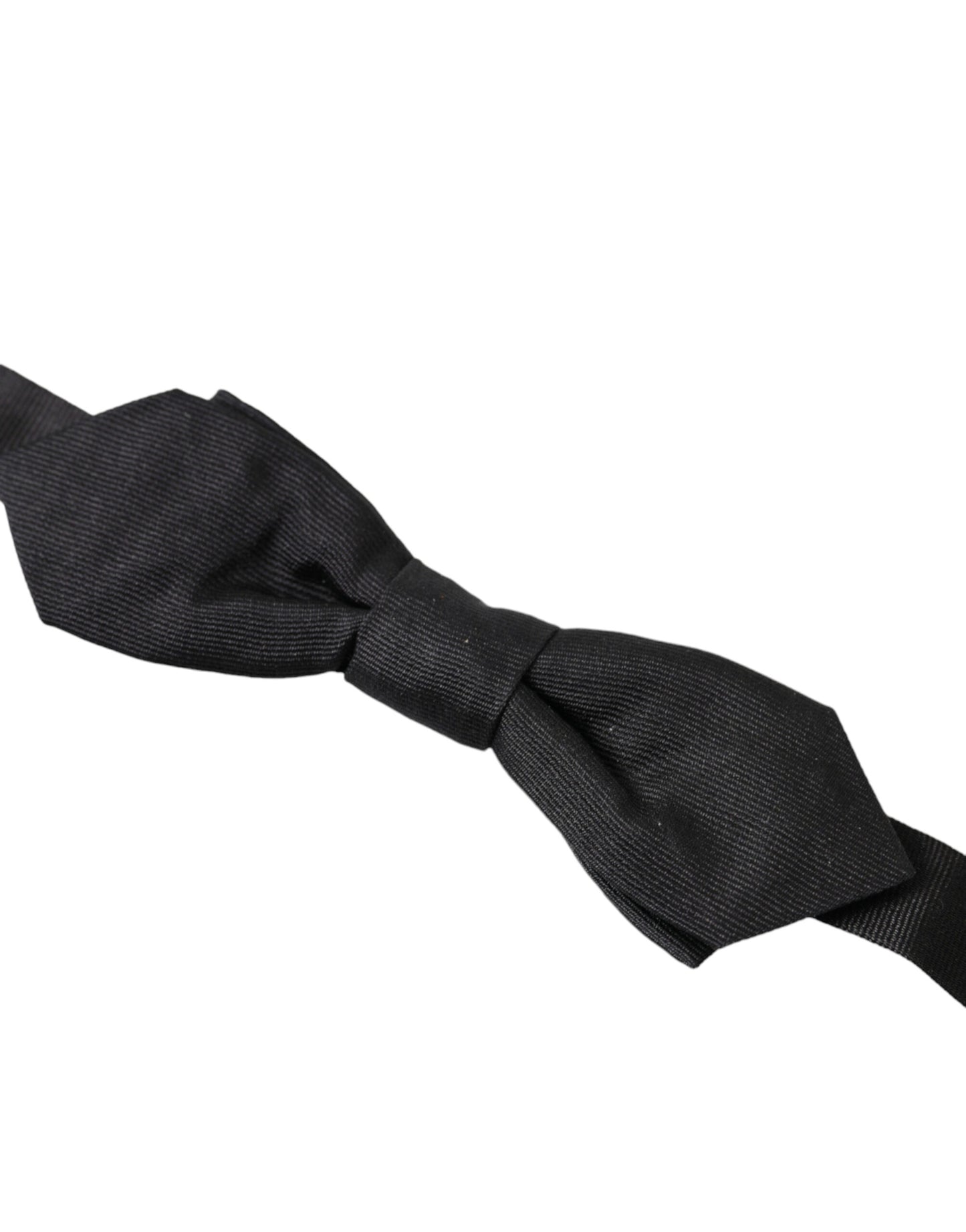 Dolce & Gabbana Elegant Silk Black Bow Tie Dolce & Gabbana