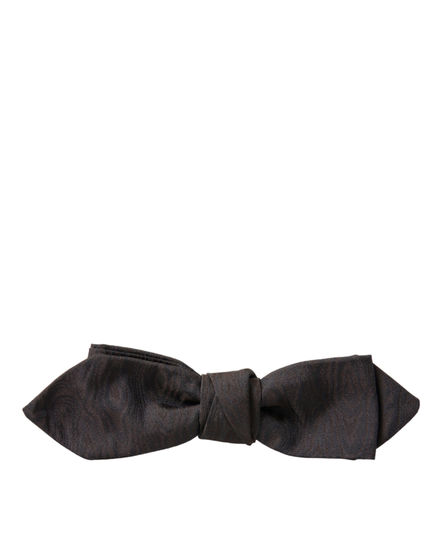 Dolce & Gabbana Elegant Brown Silk Blend Bow Tie Dolce & Gabbana