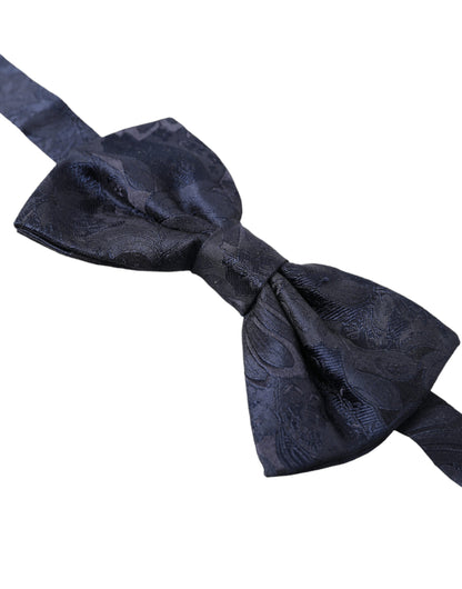 Dolce & Gabbana Elegant Silk Blue Bow Tie Dolce & Gabbana