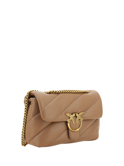 PINKO Elegant Quilted Calf Leather Shoulder Bag PINKO