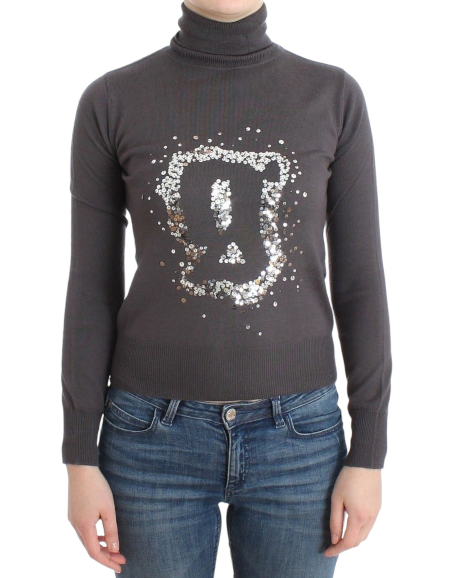 John Galliano Elegant Virgin Wool Turtleneck Sweater John Galliano