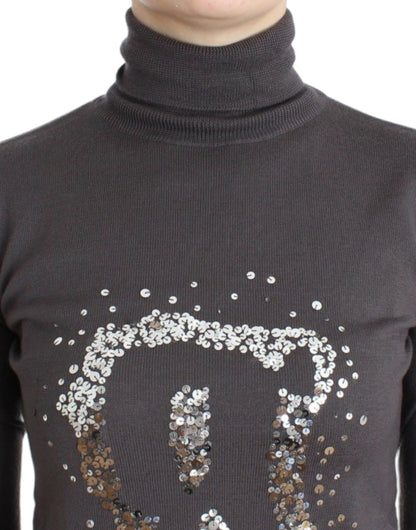 John Galliano Elegant Virgin Wool Turtleneck Sweater John Galliano