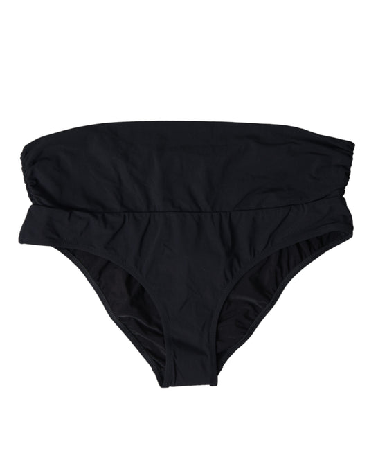 Dolce & Gabbana Elegant Black Bikini Bottom - Ultimate Beach Elegance Dolce & Gabbana