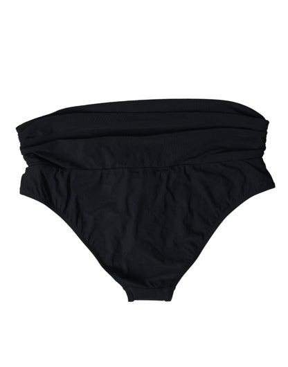 Dolce & Gabbana Elegant Black Bikini Bottom - Ultimate Beach Elegance Dolce & Gabbana