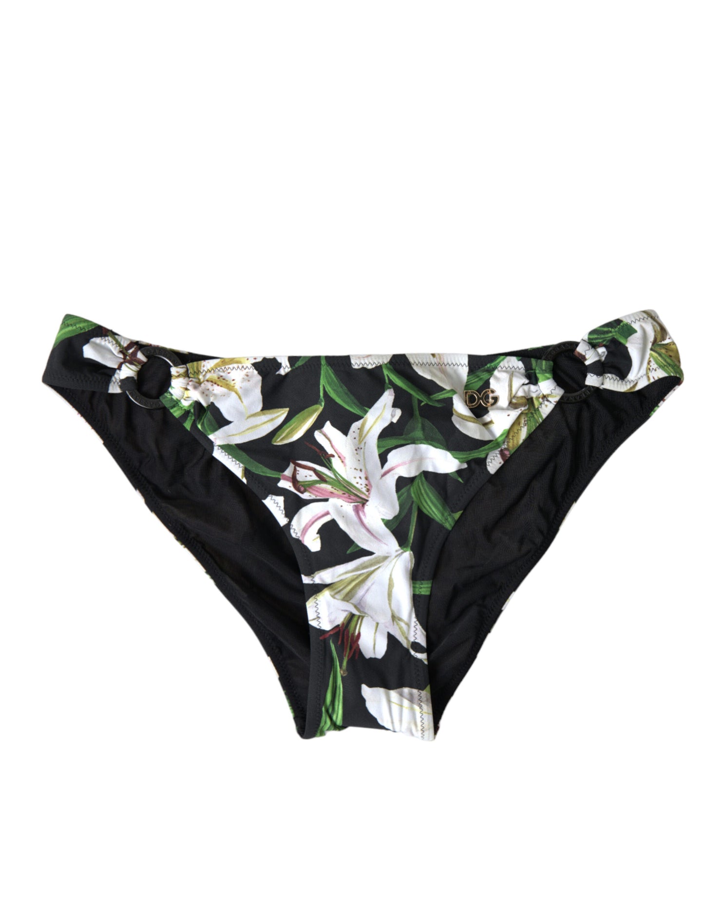 Dolce & Gabbana Elegant Floral Print Bikini Bottoms - Swim In Style Dolce & Gabbana