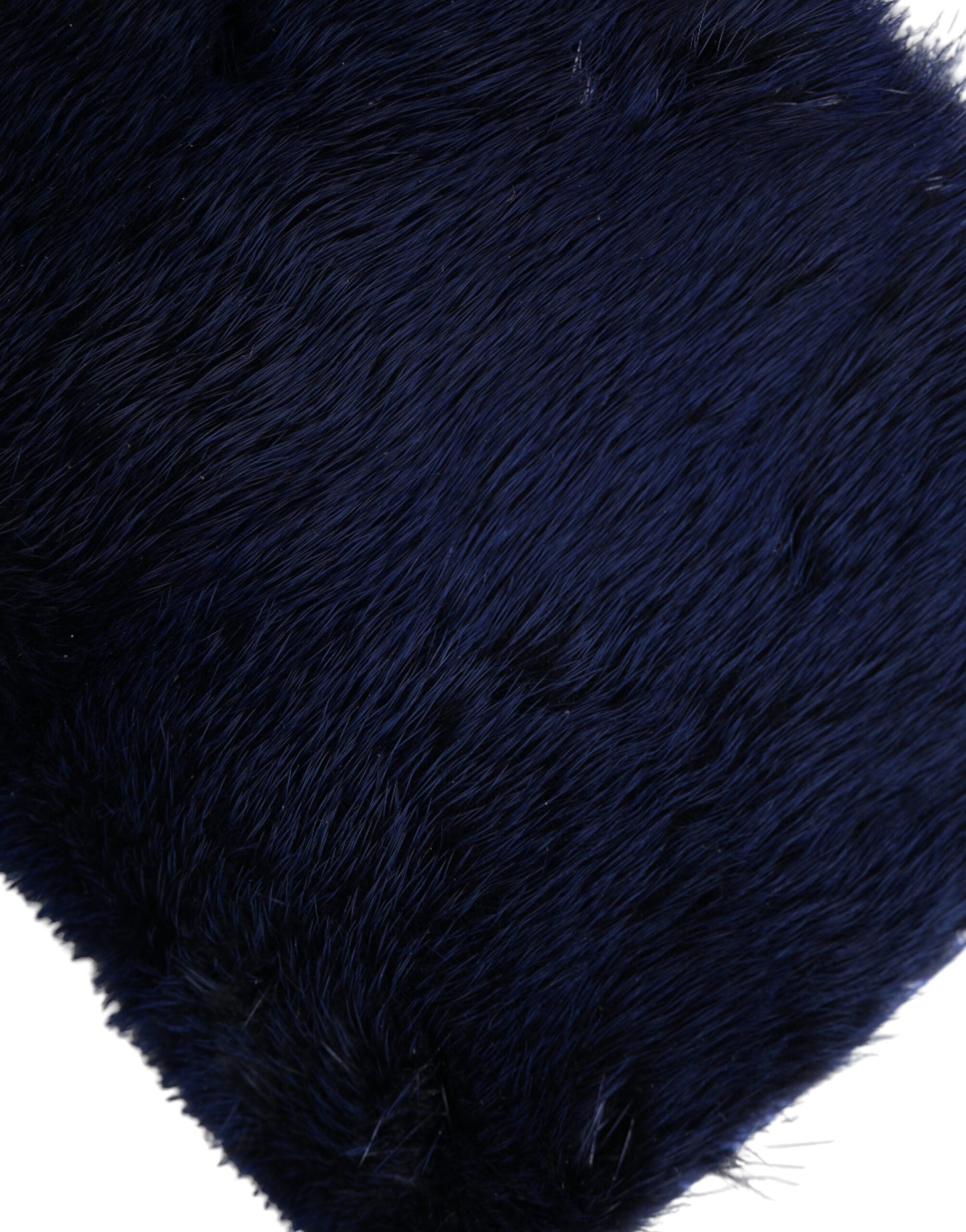 Dolce & Gabbana Exquisite Blue Mink Fur Shoulder Bag Dolce & Gabbana