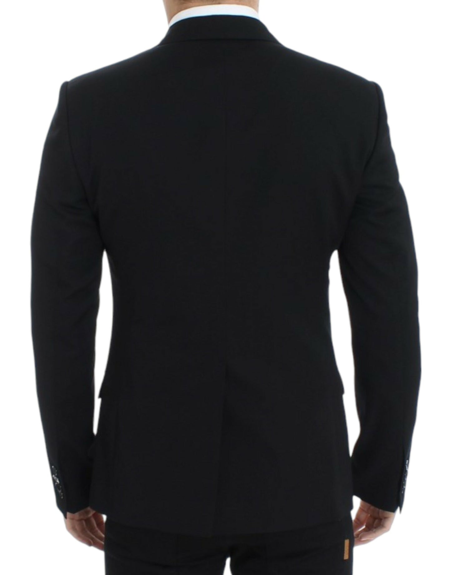 Dolce & Gabbana Elegant Slim Fit Black Wool Blazer Dolce & Gabbana