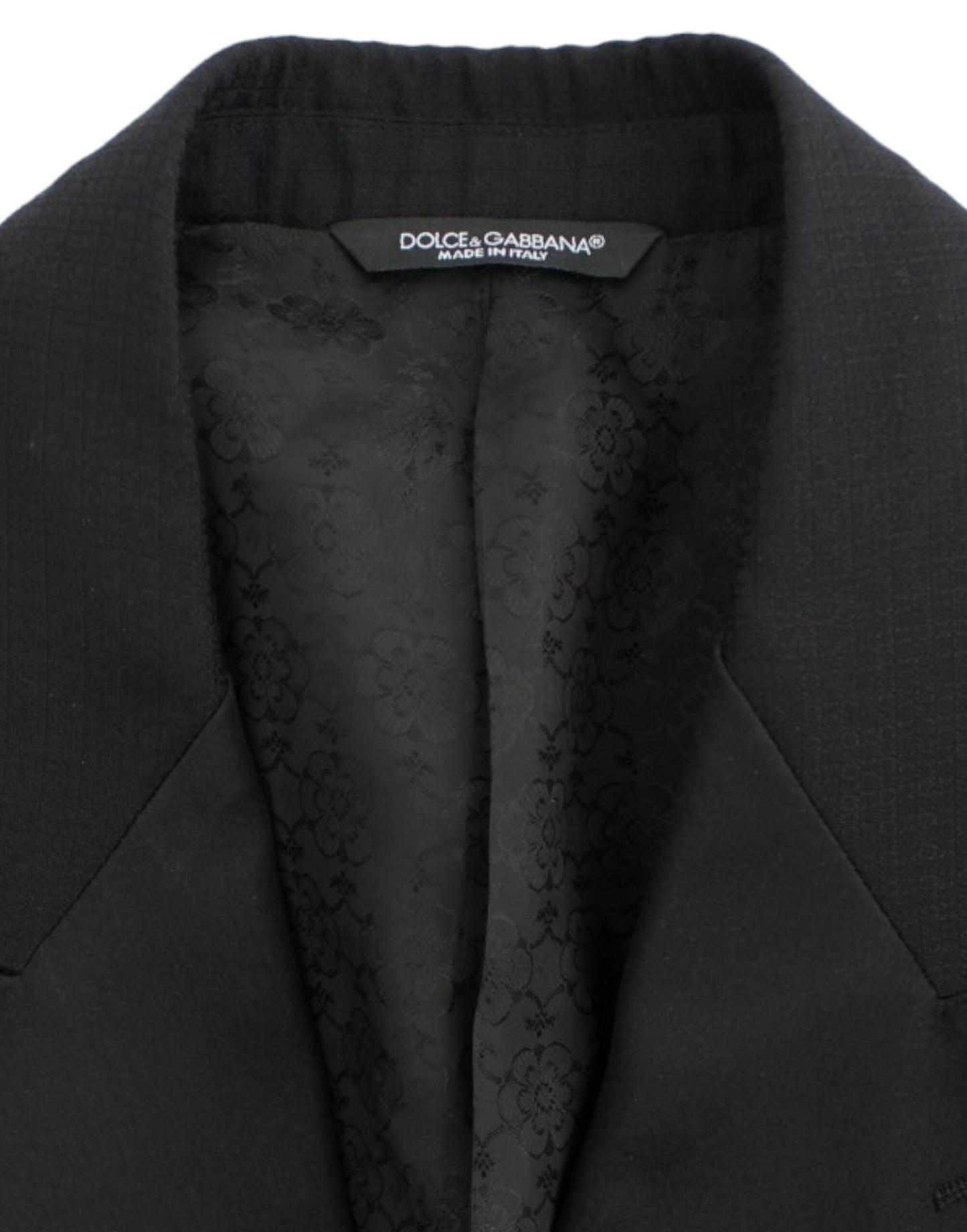 Dolce & Gabbana Elegant Black Silk Blend Sicilia Blazer Dolce & Gabbana