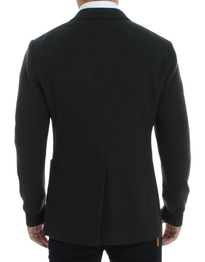 Dolce & Gabbana Elegant Green Cashmere Blazer Jacket Dolce & Gabbana