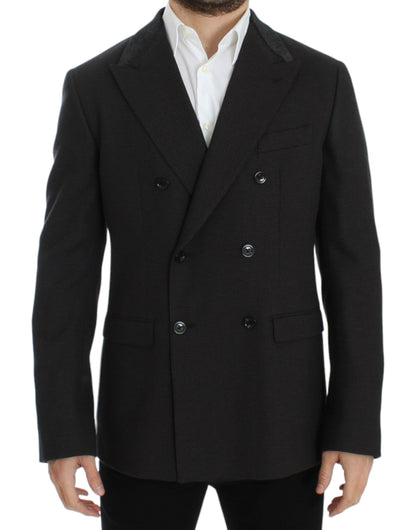 Dolce & Gabbana Elegant Slim Fit Double Breasted Blazer Dolce & Gabbana