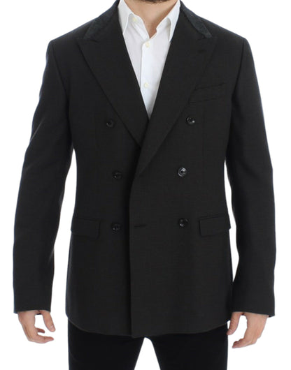 Dolce & Gabbana Elegant Slim Fit Double Breasted Blazer Dolce & Gabbana