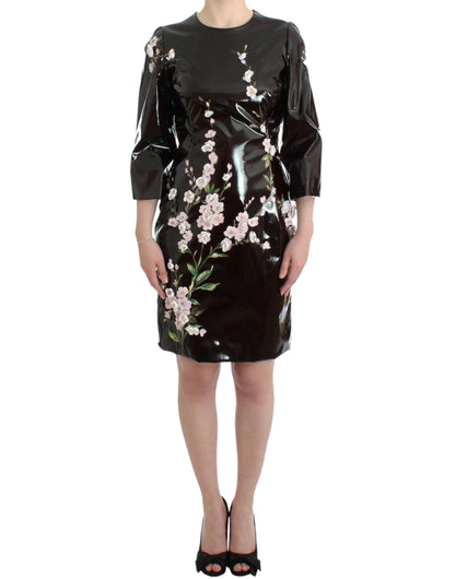 Dolce & Gabbana Elegant Floral Embellished Shift Dress Dolce & Gabbana