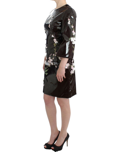 Dolce & Gabbana Elegant Floral Embellished Shift Dress Dolce & Gabbana