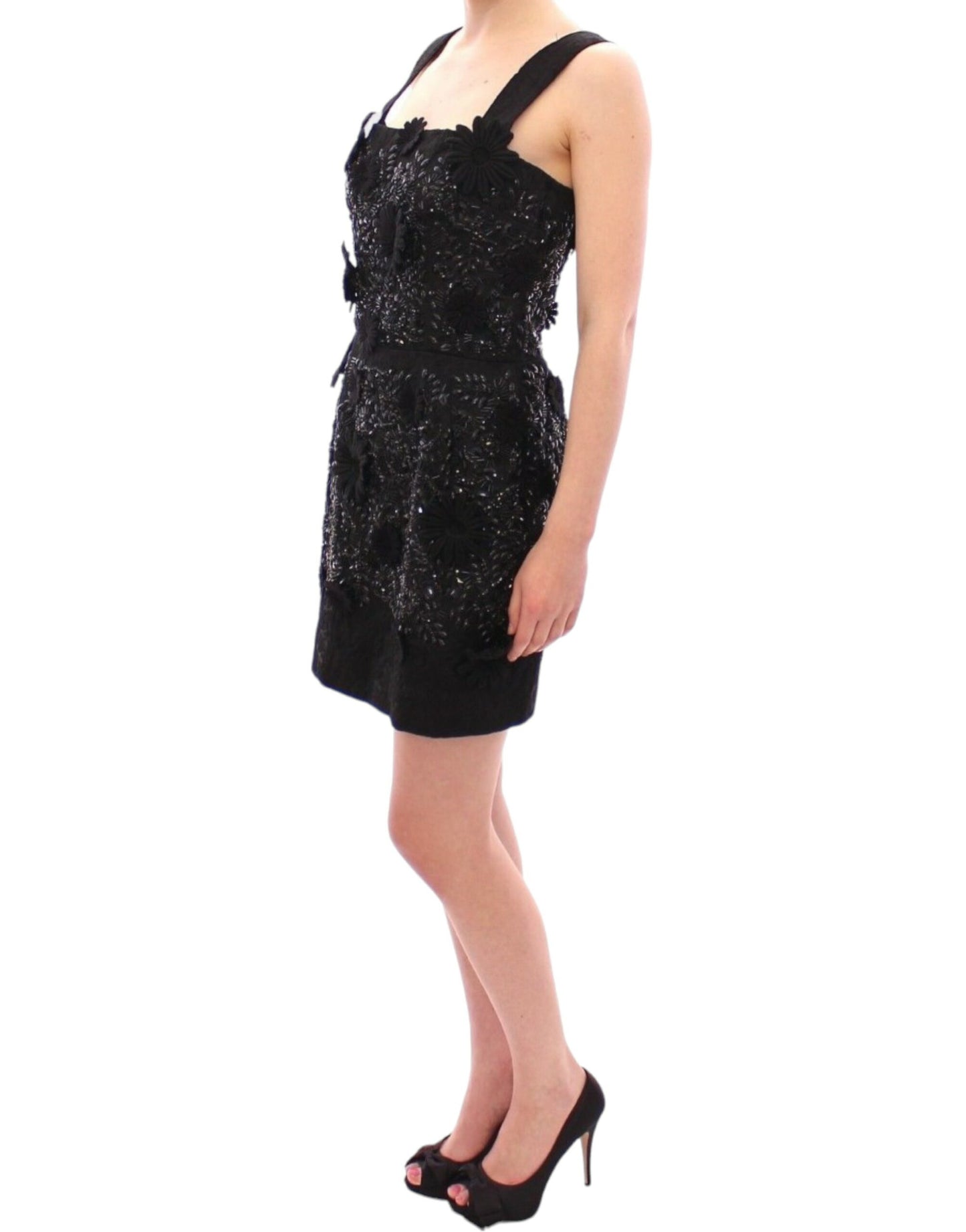 Dolce & Gabbana Elegant Sequined Mini Shift Dress Dolce & Gabbana