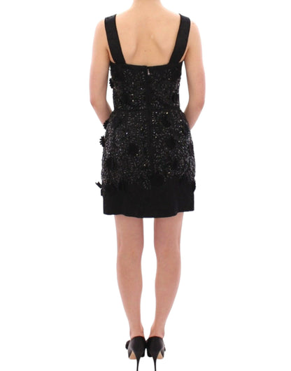 Dolce & Gabbana Elegant Sequined Mini Shift Dress Dolce & Gabbana