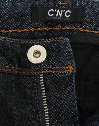 Costume National Chic Blue Slim Fit Denim Delight Costume National