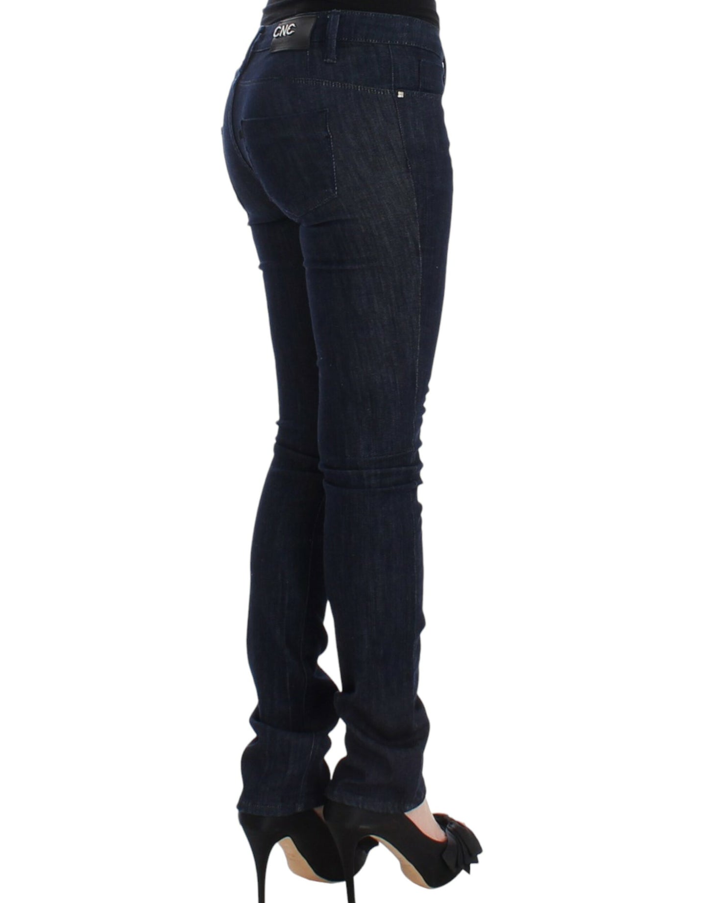 Costume National Chic Dark Blue Skinny Leg Jeans Costume National