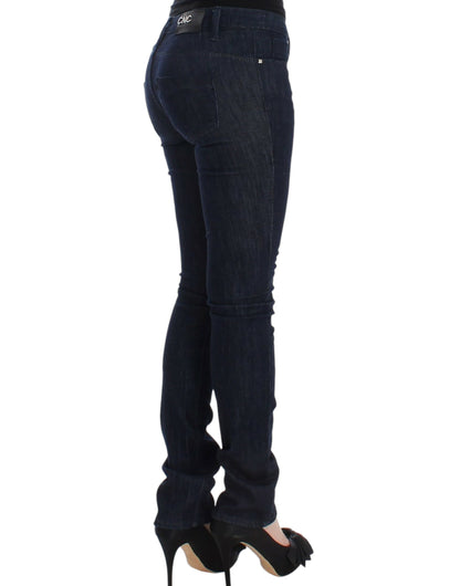 Costume National Chic Dark Blue Skinny Leg Jeans Costume National