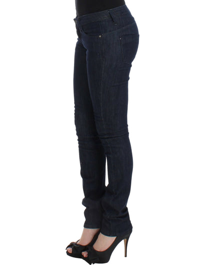 Costume National Chic Dark Blue Skinny Leg Jeans Costume National