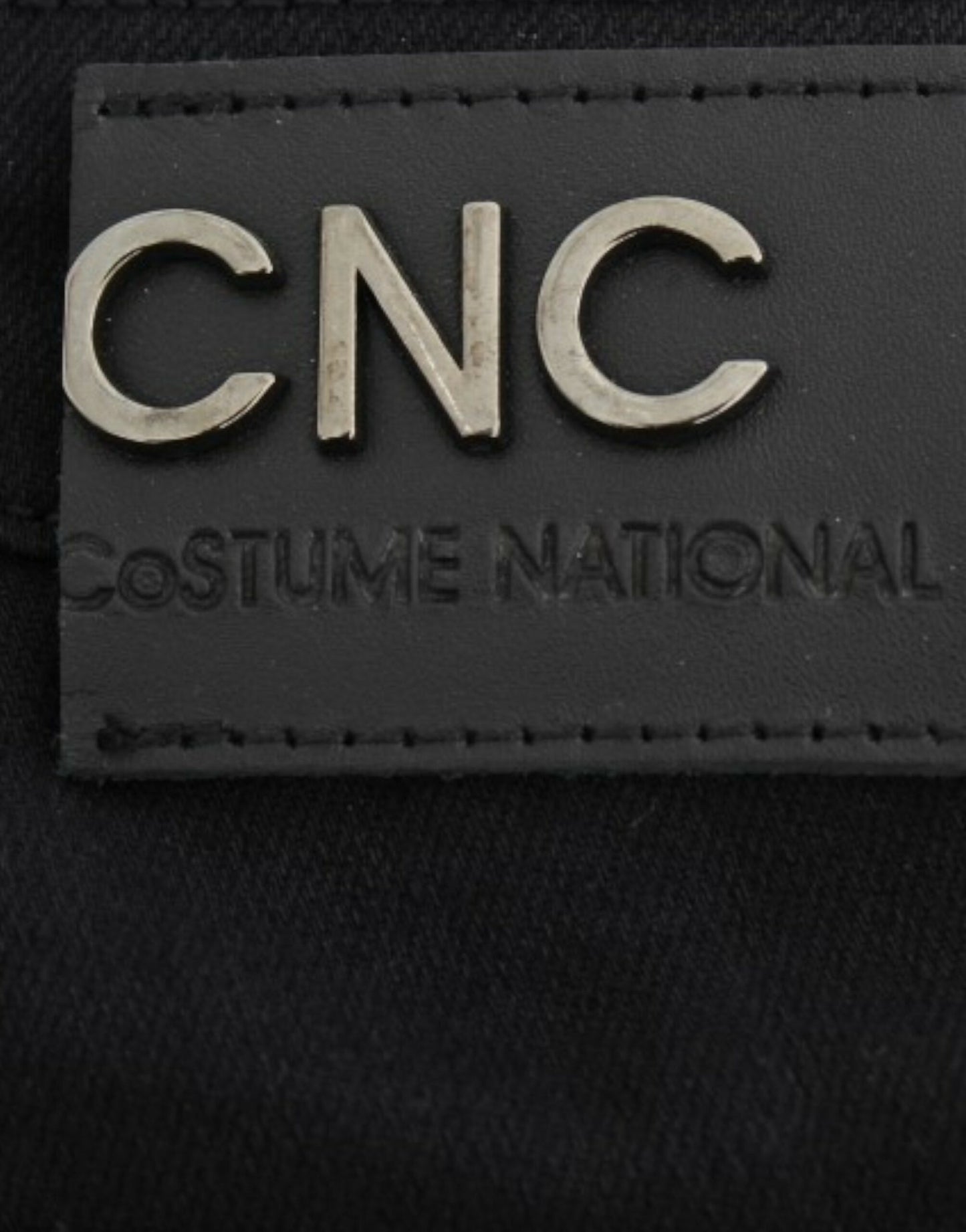 Costume National Elegant Black Straight Leg Jeans Costume National