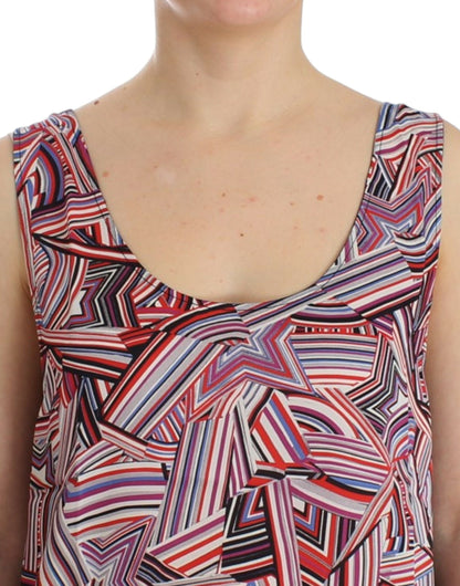 Costume National Chic Multicolor Sleeveless Top Costume National