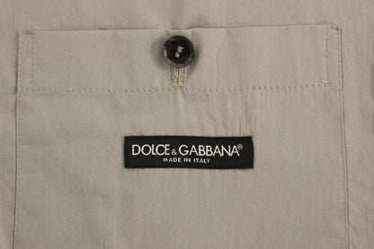 Dolce & Gabbana Elegant Gray Slim Fit Dress Vest Dolce & Gabbana