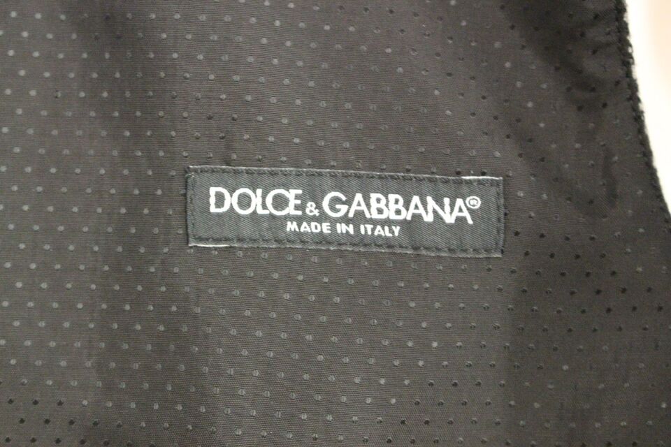 Dolce & Gabbana Elegant Single Breasted Gray Dress Vest Dolce & Gabbana