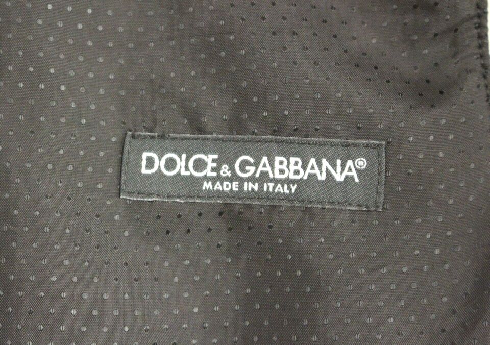 Dolce &amp; Gabbana মার্জিত ধূসর উল মিশ্রিত পোষাক ন্যস্ত করা